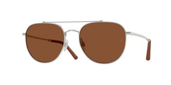 Das Bild zeigt die Oliver Peoples Sonnenbrille OV1346S 503653 in Silber.